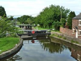 Buscough Top Lock - halfway round the Treasure Hunt this year